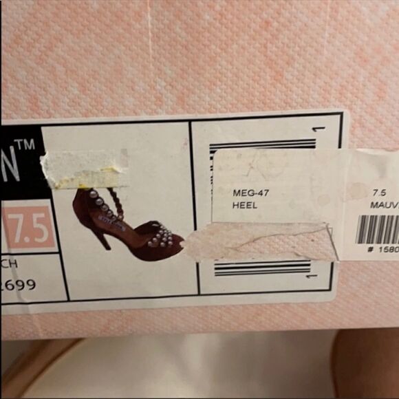 CAPE ROBBIN MAUVE MICROSUEDE STILETTO SANDALS. NEW - Picture 7 of 8